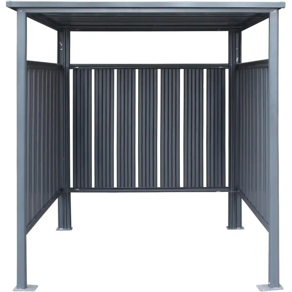 Bild 2 von Westmann Fahrrad- und Rauchunterstand B x T: 180 cm x 200 cm Anthrazit