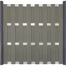 Bild 1 von GroJa Bausatz EV1 Fertigzaun DIY ohne Pfosten 180 cm x 180 cm Hellgrau