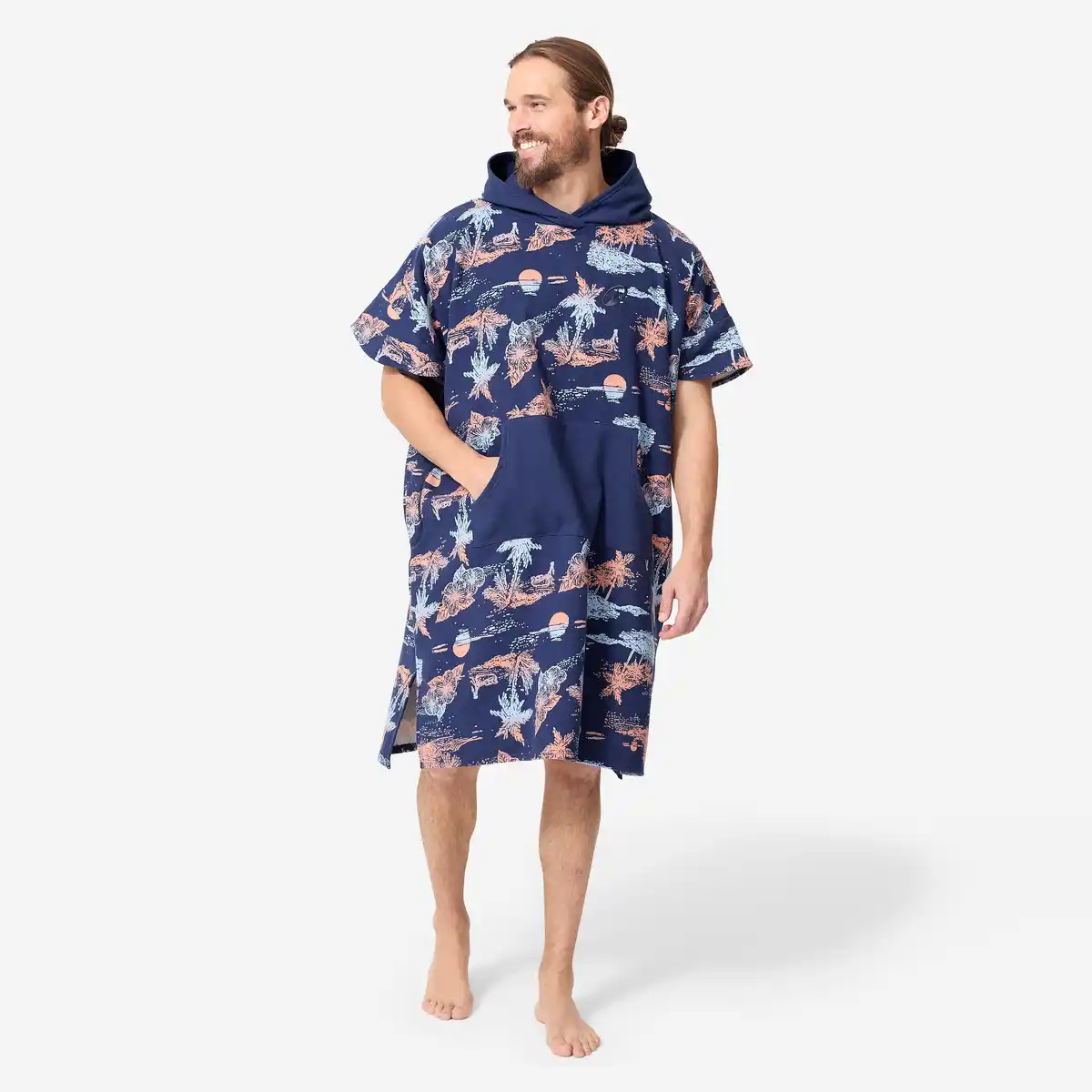 Bild 1 von DECATHLON Surf-Poncho Damen/Herren - 500 Stories blau
