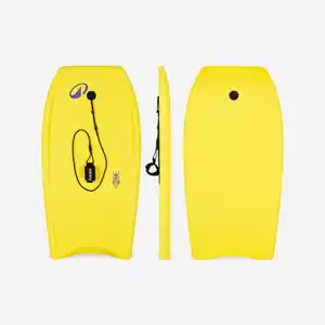 DECATHLON Bodyboard Einsteiger Monomaterial vorgeformt 100 gelb