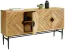Bild 1 von Sideboard Gatsby Hellbraun/ Schwarz ca. 175x90x45cm, Hellbraun