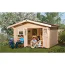 Bild 1 von weka Gartenhaus Verona A natur 340 x 250 cm, Vordach 60 cm
