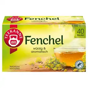 TEEKANNE Kräuter- oder Früchtetee 120 g, Fenchel