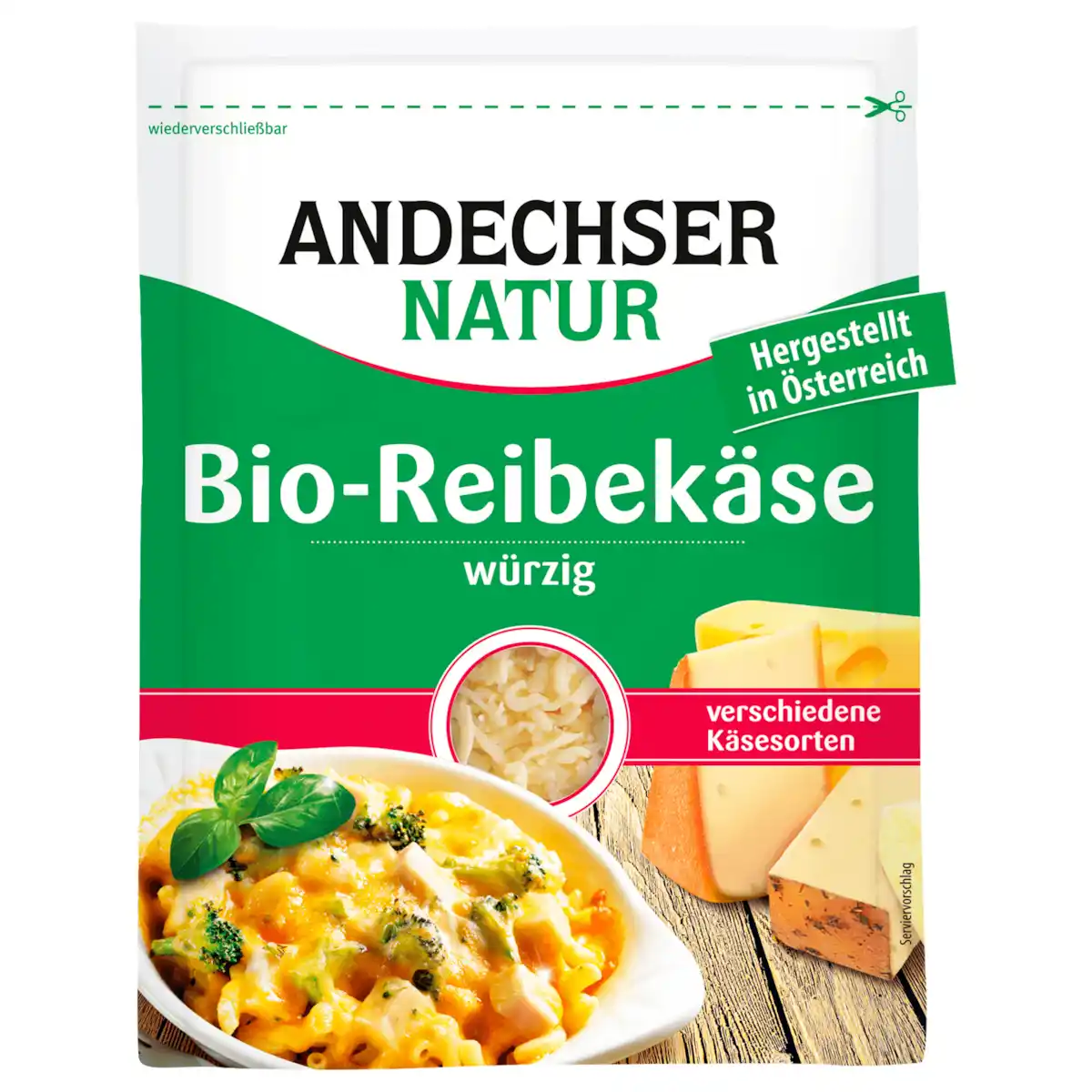 Bild 1 von Andechser Natur Bio-Reibekäse 150g