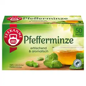 TEEKANNE Kräuter- oder Früchtetee 112,5 g, Pfefferminze