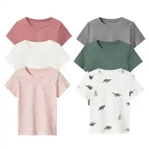 LUPILU® Kinder-T-Shirts, 3-St.-Packg.