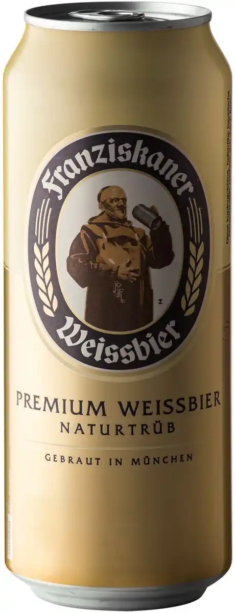 Bild 1 von FRANZISKANER Premium Weißbier, 0,5-l-Dose