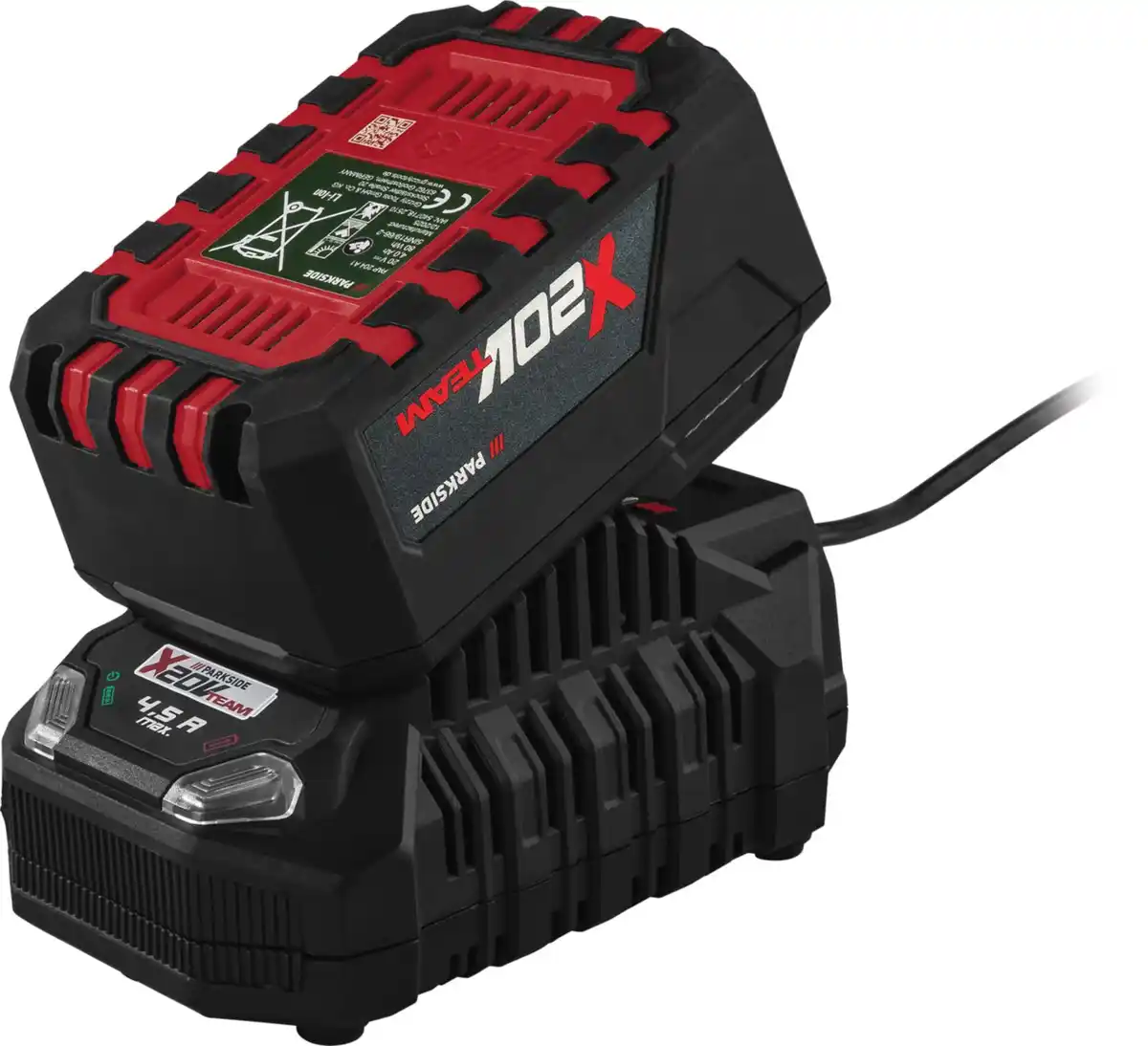 Bild 1 von PARKSIDE® 20-V-Akku-Starterset mit Akku 4 Ah und Ladegerät, 2-teilig