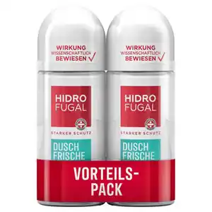 Hidrofugal Deo Roll-On 50 ml Doppelpack, DUSCH FRISCHE
