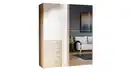 Bild 1 von Schwebetürenschrank weiß Artisan Eiche mit Spiegel 170 cm 2-türig - WINN