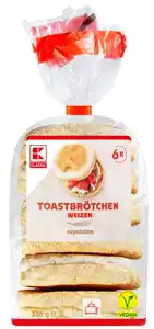 K-CLASSIC Toastbrötchen, 6 St. = 335-g-Packg.