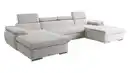 Bild 1 von Wohnlandschaft Schlaffunktion creme 352 cm - Bettkasten - CARLO