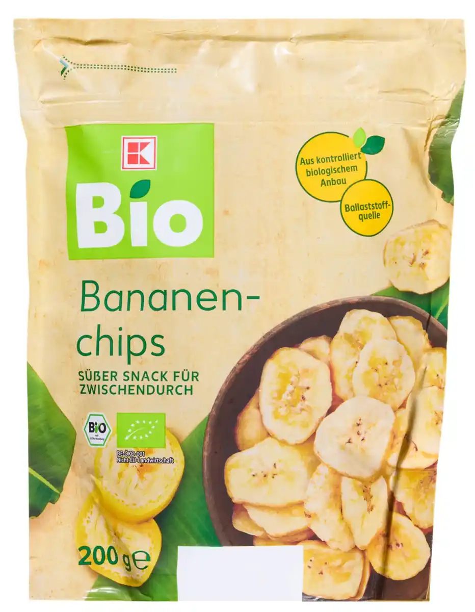 Bild 1 von K-BIO Bio-Banenenchips, 200-g-Packg.