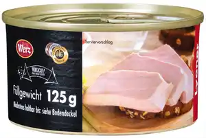 WERZ Wurstspezialitäten, 125-g-Dose