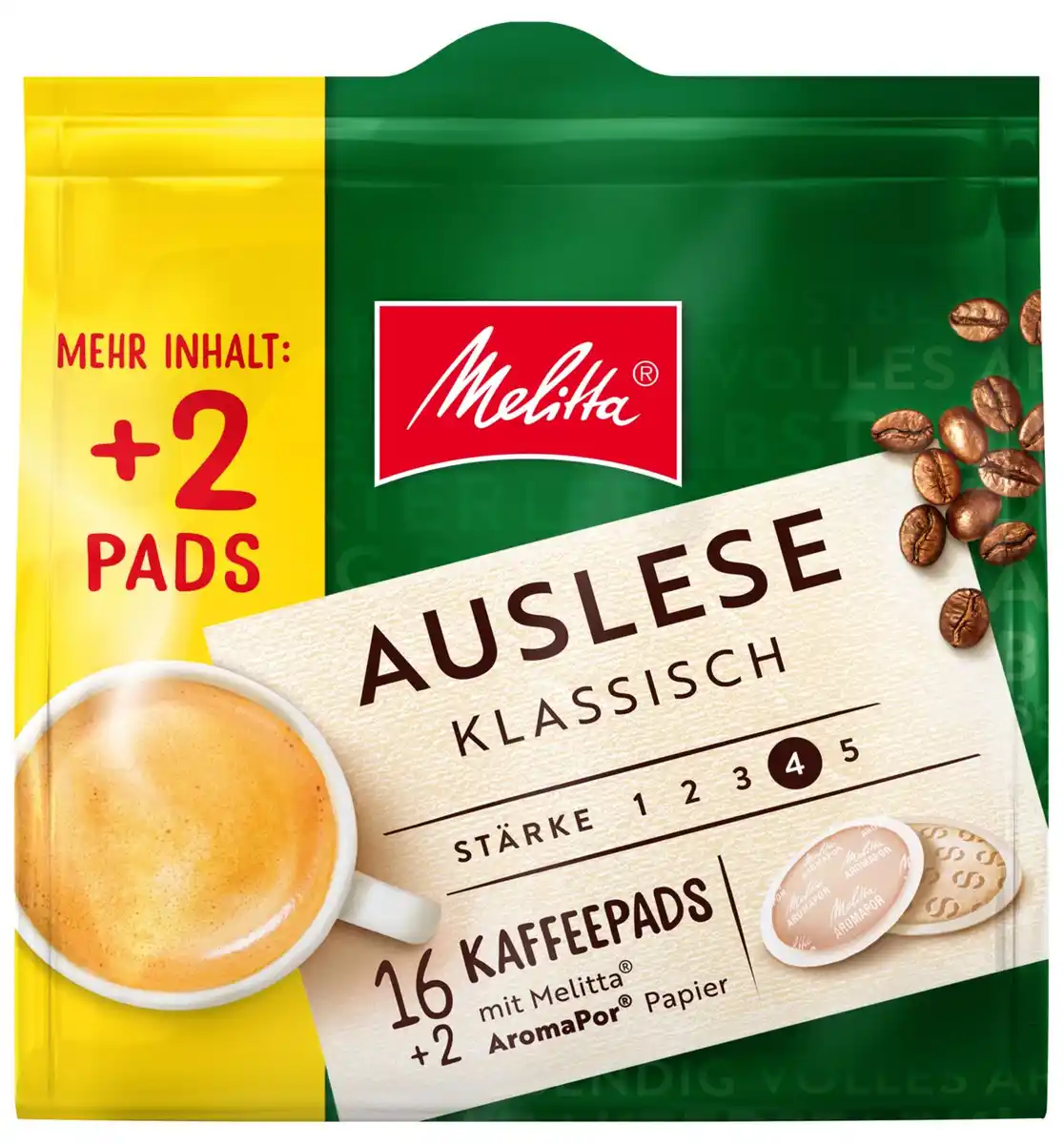Bild 1 von MELITTA Kaffee-Pads, 18 St. = 120 - 126-g-Packg.