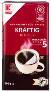 K-CLASSIC Röstkaffee kräftig, 500-g-Packg.