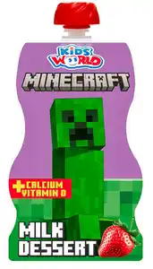 KIDS WORLD Quetschbeutel »Minecraft«, 80-g-Packg.