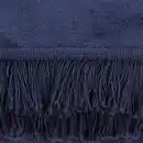 Bild 3 von Wohndecke mit Fransen 150x200cm Blau