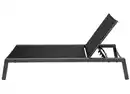 Bild 1 von Sonnenliege Aluminium-/Stahlgestell Textilbezug aus Polyester anthrazit