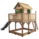 Bild 1 von Spielturm, Braun, Grau, Grün, Holz, Hemlocktanne, 377x291x255 cm, EN 71, CE, FSC 100%, Outdoor Spielzeug, Spieltürme