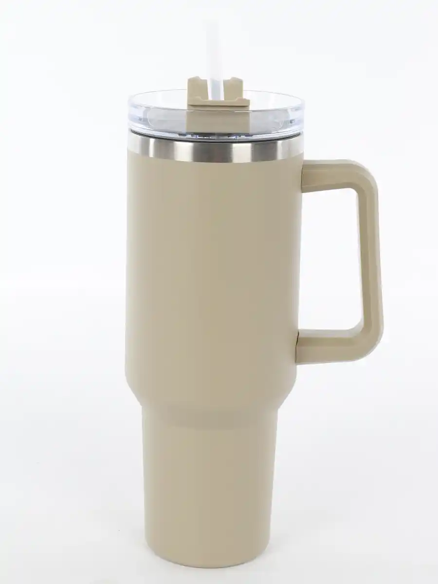 Bild 1 von Thermobecher aus Edelstahl für 1,2l Weiß