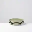 Bild 1 von Gipfelstück Desserttellerset Moos´n´stein, Grün, Keramik, 4-teilig, rund, 2.5 cm, Grüner Punkt, Made in Europe, Essen & Trinken, Geschirr, Teller, Kuchenteller