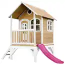 Bild 1 von Spielhaus, Braun, Lila, Weiß, Holz, Hemlocktanne, 287x231x191 cm, EN 71, CE, FSC 100%, Outdoor Spielzeug, Spielhäuser