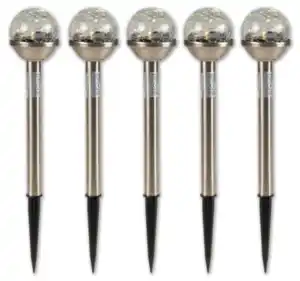 HOME IDEAS Seasons Solarstecker CRACKLED GLASS*