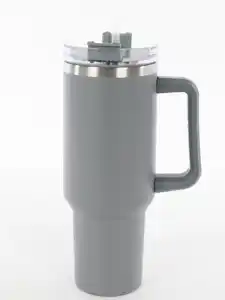 Thermobecher aus Edelstahl für 1,2l Grau