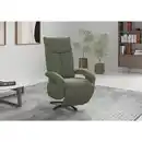 Bild 1 von Sit & More Relaxsessel ZOE E, Olivgrün, Metall, 74x112x82 cm, Goldenes M, Oeko-Tex® Standard 100, Made in Europe, DGM-Klimapakt, Sitzfläche 360° drehbar, gepolsterte Armlehnen, Wohnzimmer, Sessel