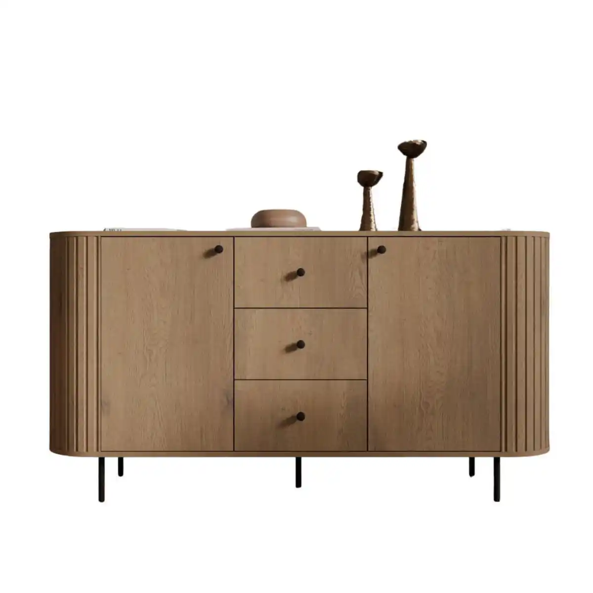 Bild 1 von Compleo24 Kommode, Braun, Holzwerkstoff, 165x85x42 cm, Wohnzimmer, Kommoden & Sideboards, Kommoden