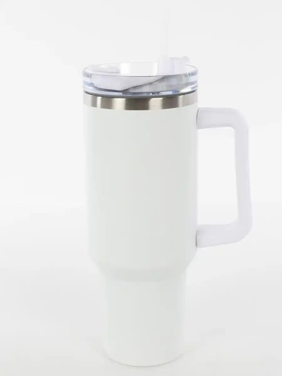 Bild 1 von Thermobecher aus Edelstahl für 1,2l Weiß