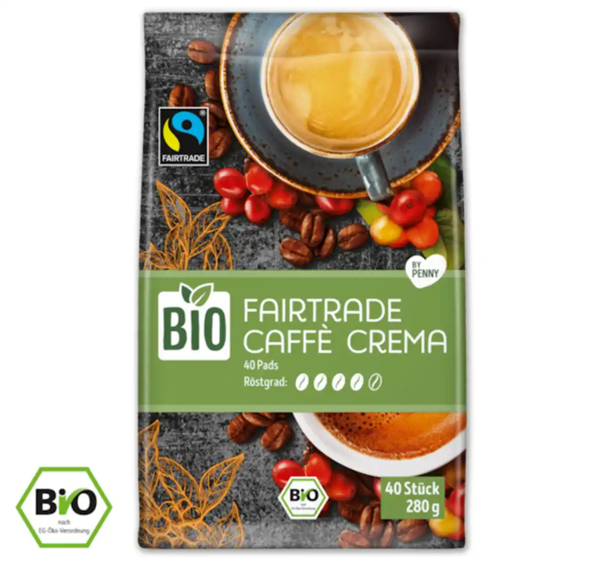 Bild 1 von NATURGUT Bio Fairtrade Kaffeepads Caffè Crema