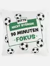 Bild 2 von Dekokissen für Fußballfans 45x45cm Weiß