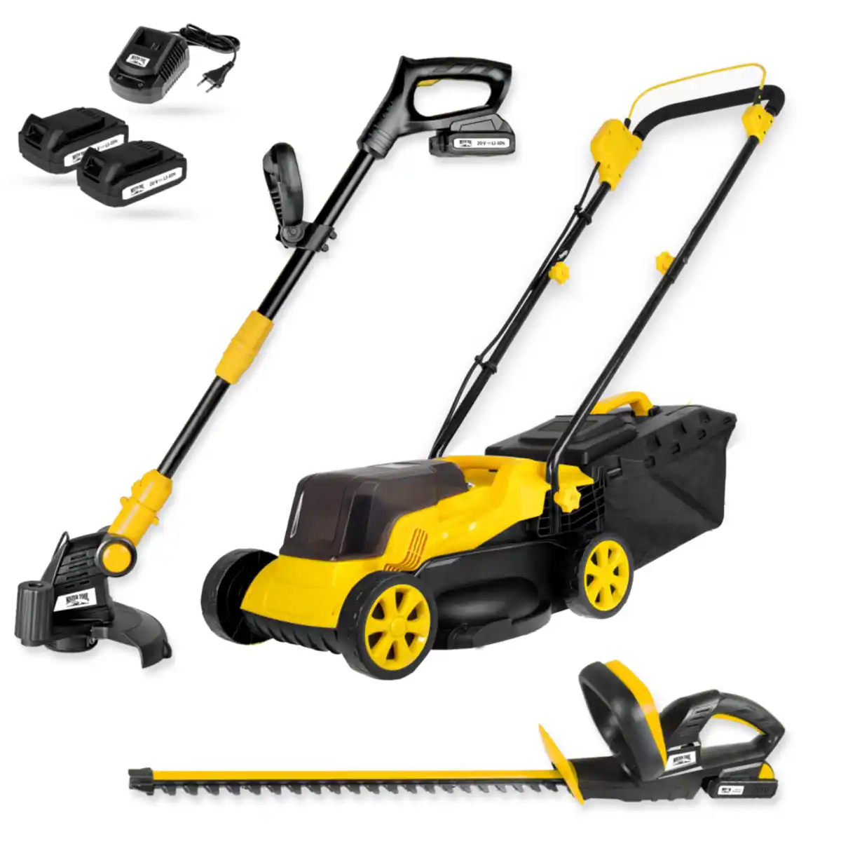 Bild 1 von MISTER TOOL® Akku-Gartengeräte-Set 20 V