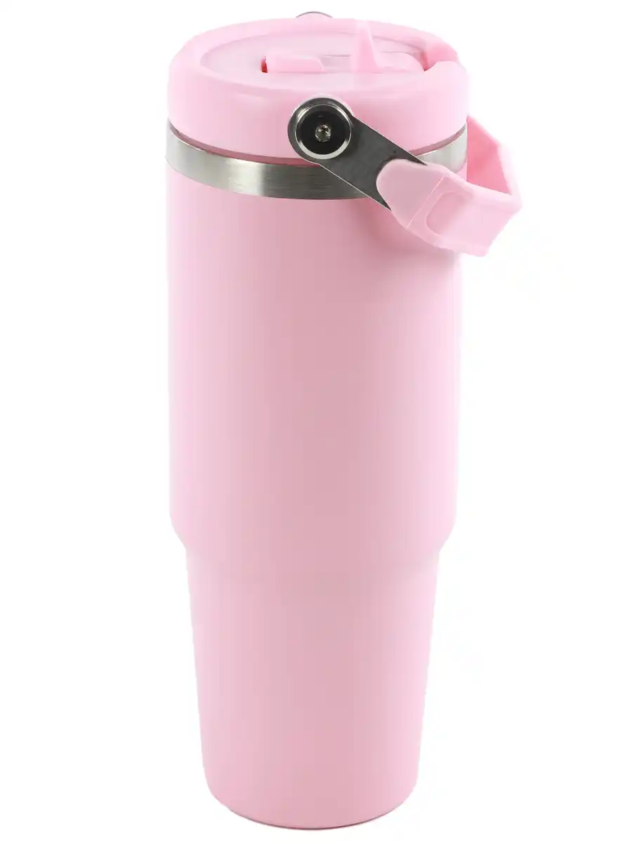 Bild 1 von Thermobecher inkl. Flip-Strohhalm 900ml Rosa