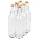 Bild 1 von Glasflaschen-Set 6 Stück je 500 ml