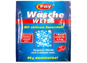 Fay Wäscheweiß reicht für 4