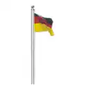 Bild 1 von Aluminium-Fahnenmast inkl. Deutschland-Fahne