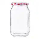 Bild 1 von XXL-Einmachglas 900 ml Deckel rot-weiß kariert