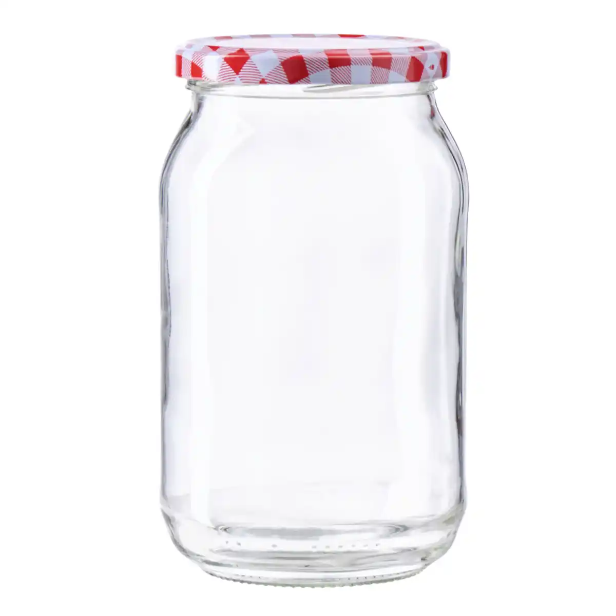 Bild 1 von XXL-Einmachglas 900 ml Deckel rot-weiß kariert