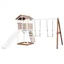 Bild 1 von Spielturm, Braun, Weiß, Holz, Kunststoff, 356.6x241.9x349 cm, EN 71, CE, FSC 100%, Outdoor Spielzeug, Spieltürme