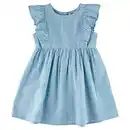 Bild 1 von LILY & DAN Kinder Kleid, Blau, Gr. 98/104