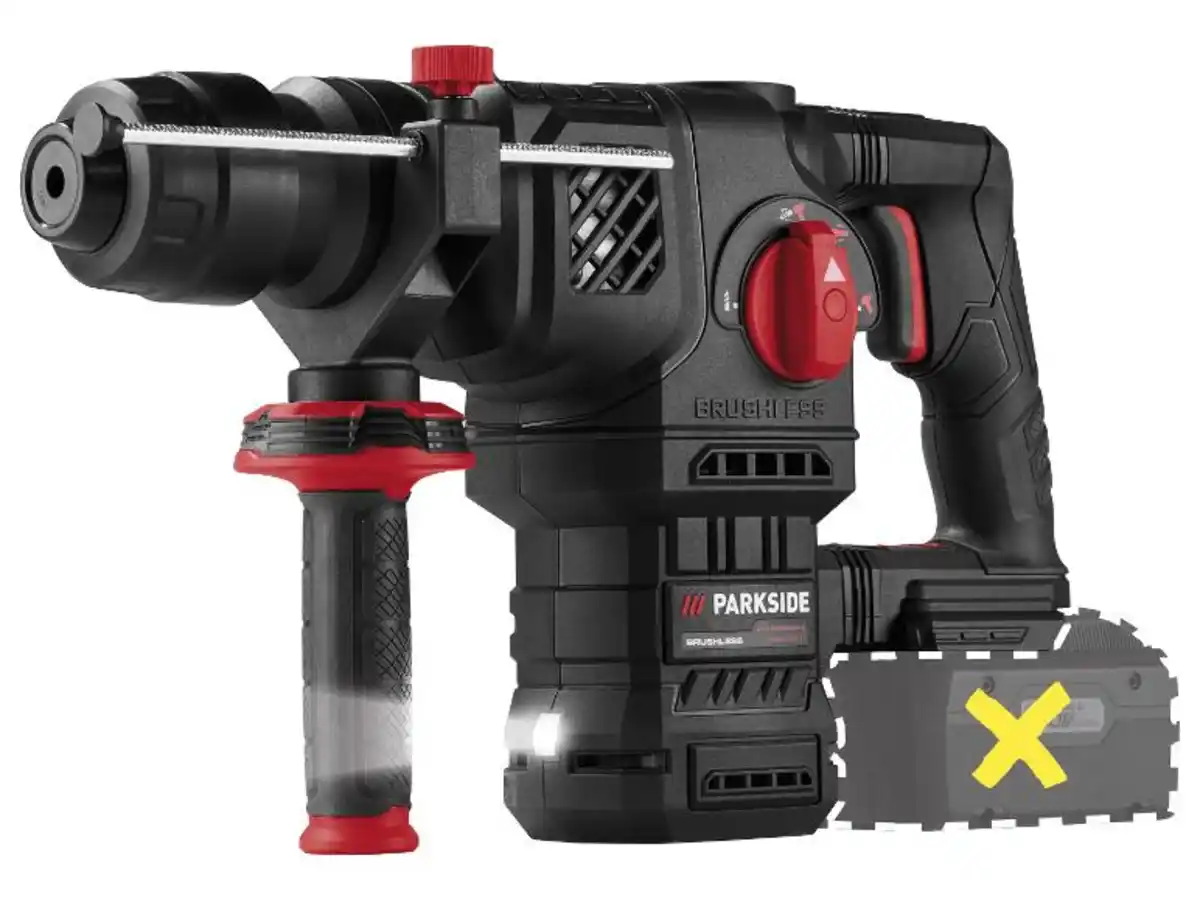 Bild 1 von PARKSIDE PERFORMANCE® 20 V Akku-Kombihammer »PKHAP 2058 A1«, ohne Akku und Ladegerät