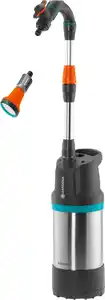 Gardena Regenfasspumpe 4700 l/h 23 m 550 Watt inox automatic