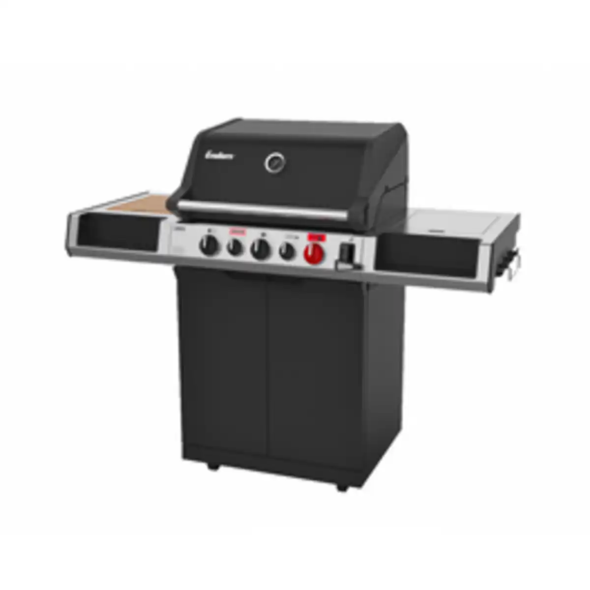 Bild 1 von ENDERS Gasgrill »UNIQ 3 IK Cruster«, 3 Brenner, Grillfläche: 63 x 45 cm, silber/schwarz