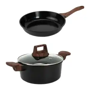 CROFTON Pfanne, Ø: ca. 28 cm / Kochtopf, Ø: ca. 20 cm