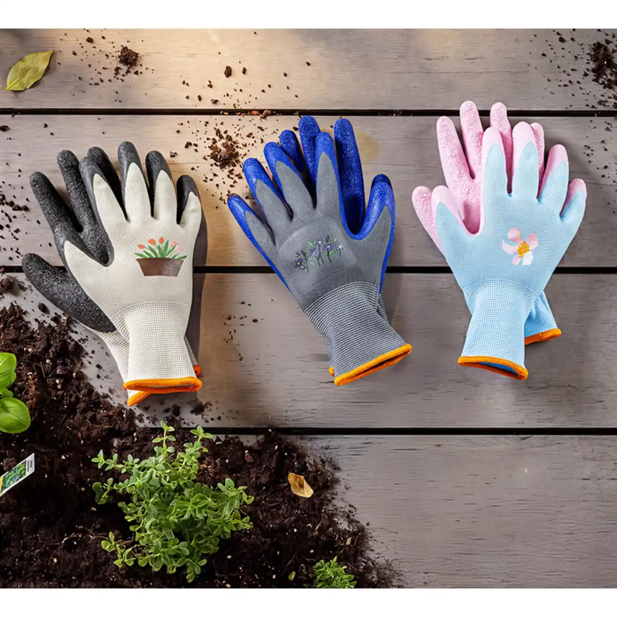 Bild 1 von Powertec Garden Gartenhandschuhe "Tira" 3 Paar