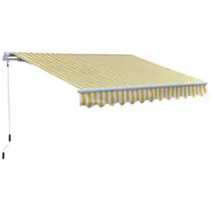 GO/ON! Gelenkarmmarkise, BxT: 300 x 200 cm, gelb/weiss gestreift