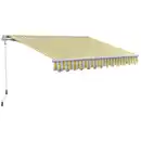 Bild 1 von GO/ON! Gelenkarmmarkise, BxT: 300 x 200 cm, gelb/weiss gestreift